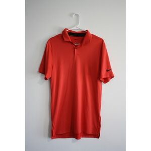 Nike Golf Dri-FIT Polo Shirt Mens Small Red Breathable performance Activewear